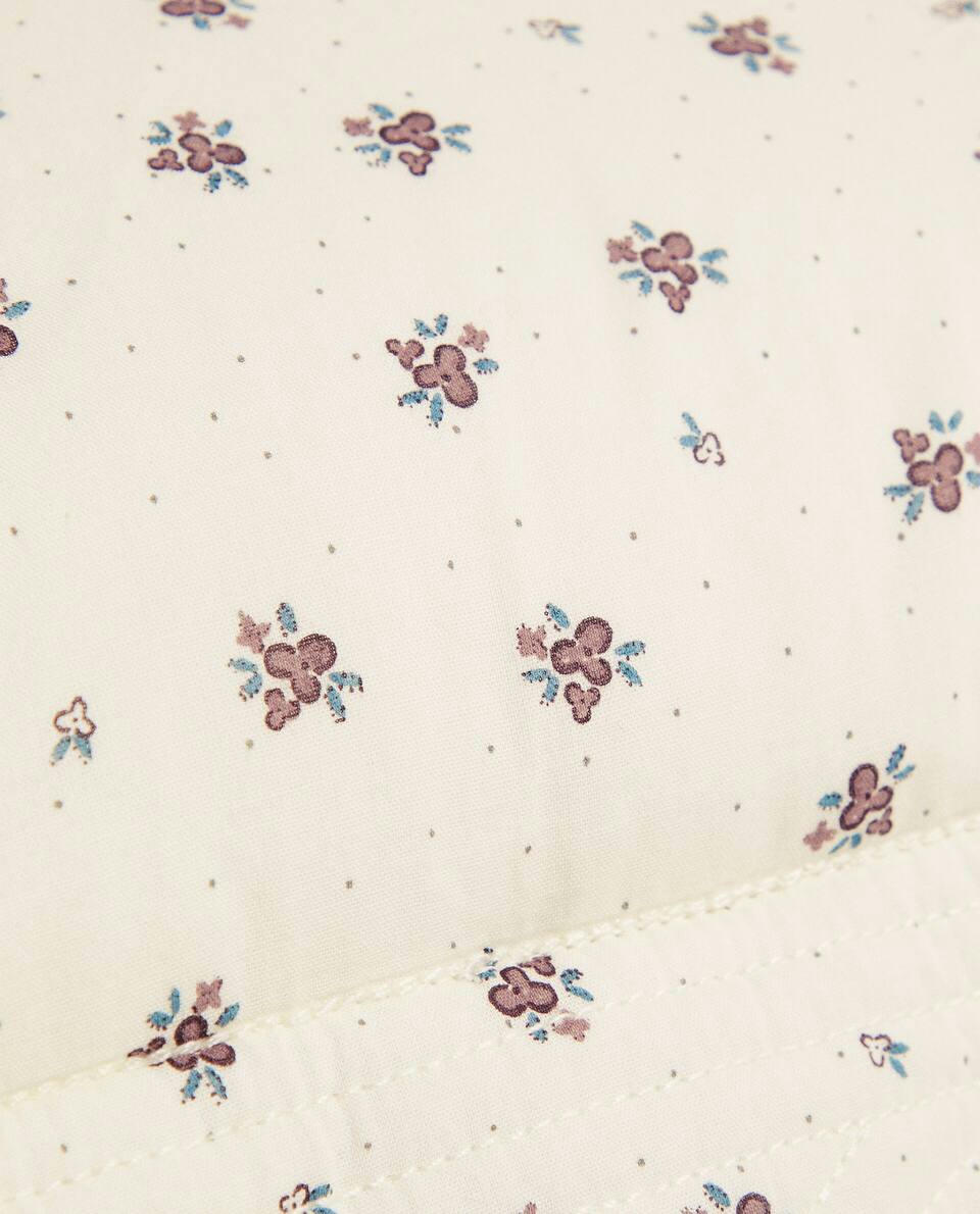 CHILDREN'S FLORAL PRINT CUSHION COVER