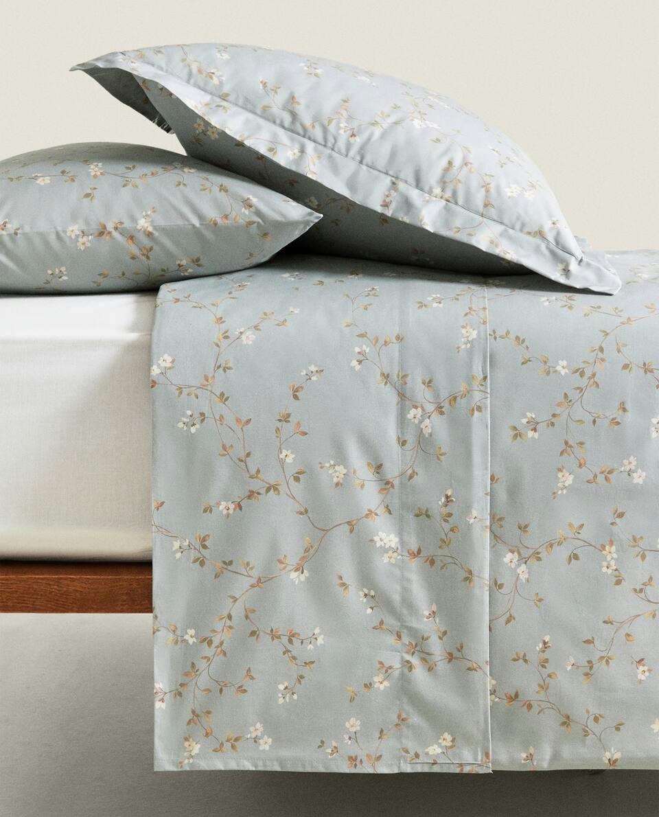 FLORAL PRINT DUVET COVER