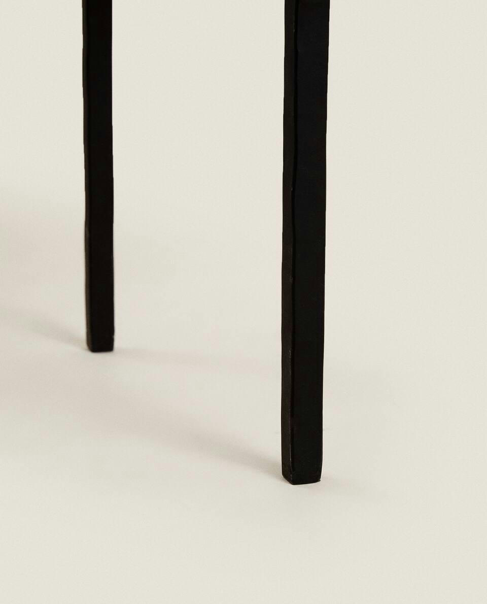 METAL BENCH WITH CUSHION