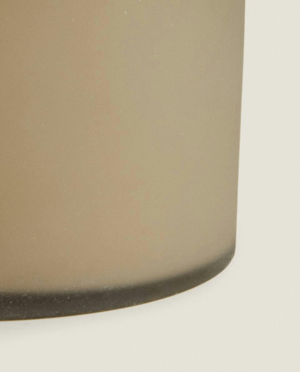 TALL GLASS CANDLEHOLDER