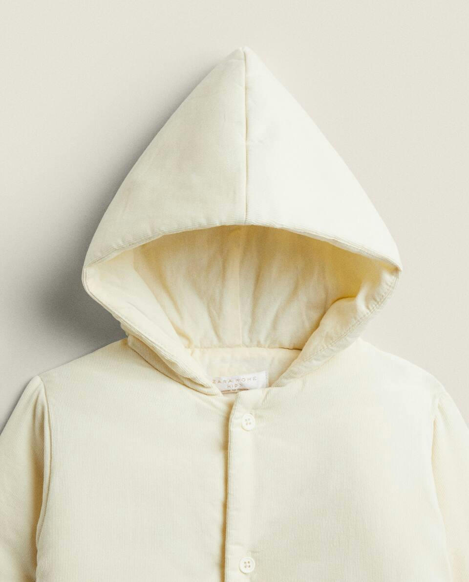 QUILTED CORDUROY ROMPER