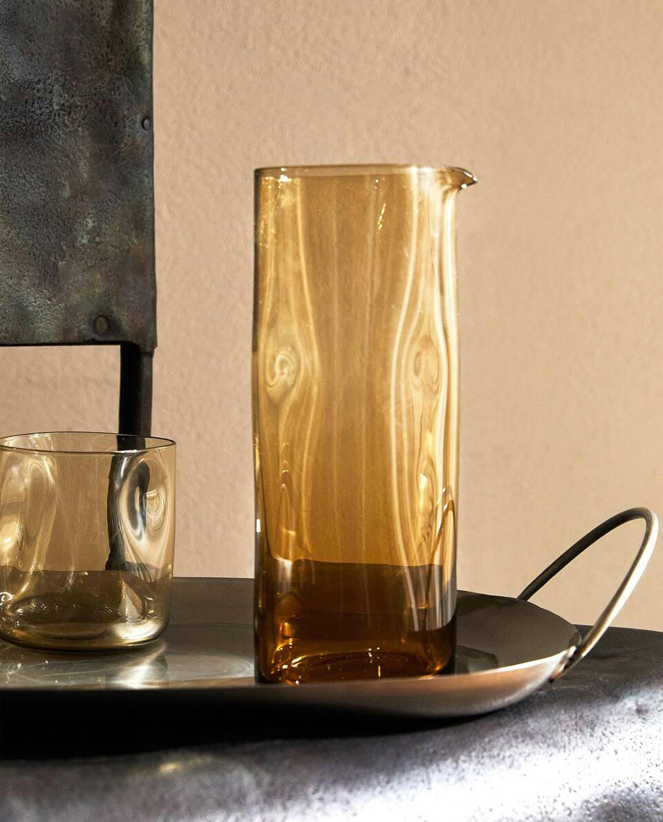 IRREGULAR GLASS JUG
