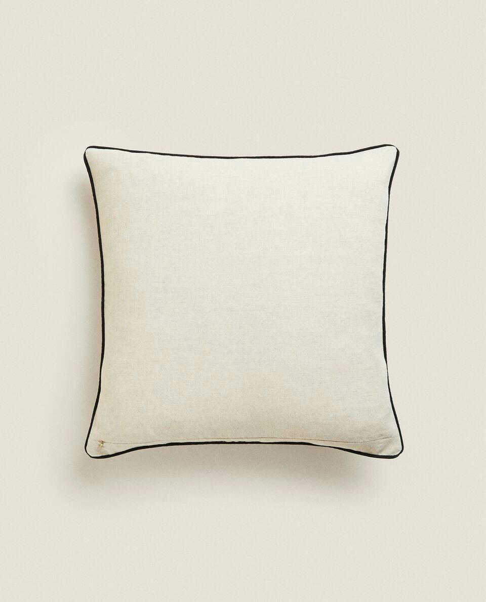 EMBROIDERED CUSHION COVER