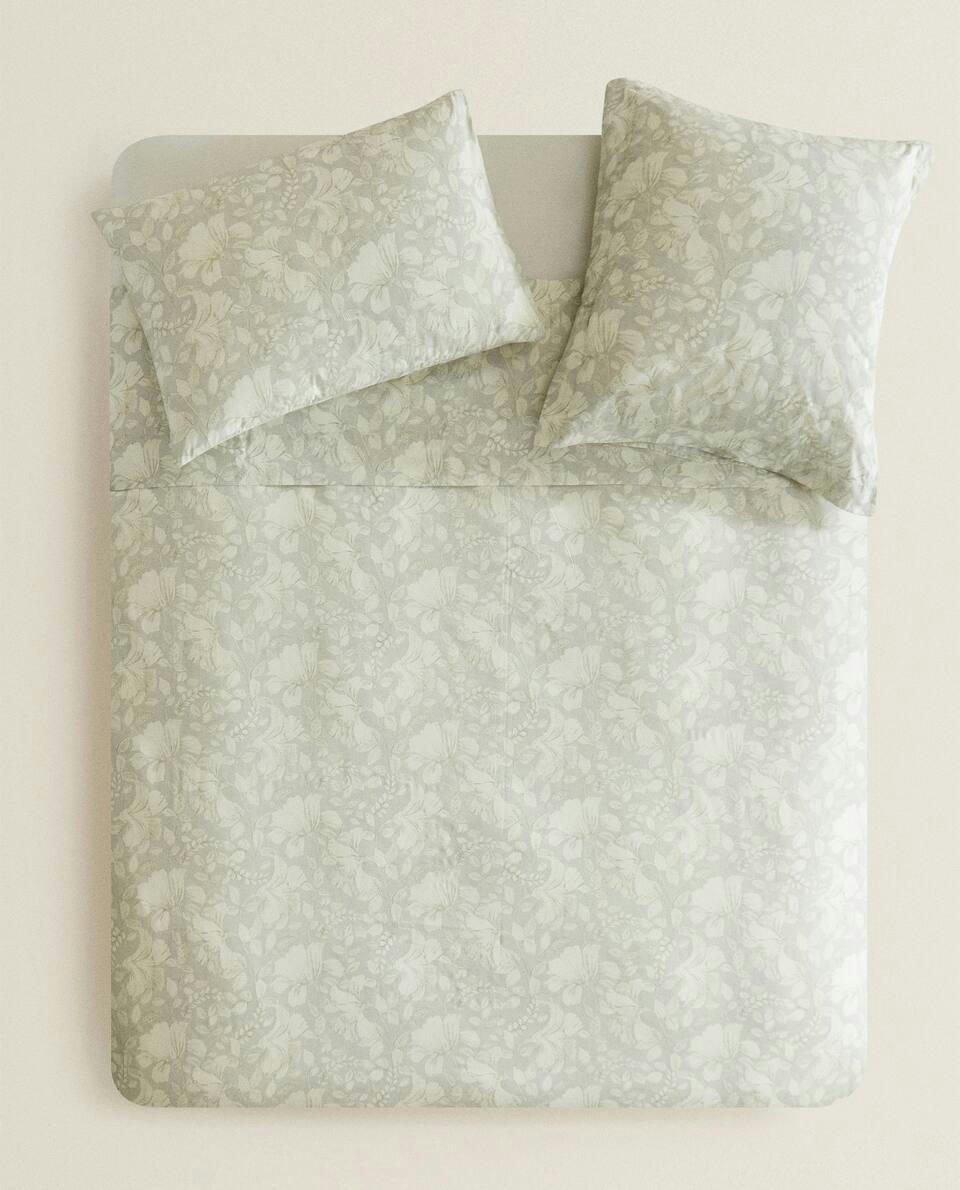 FLORAL PRINT DUVET COVER