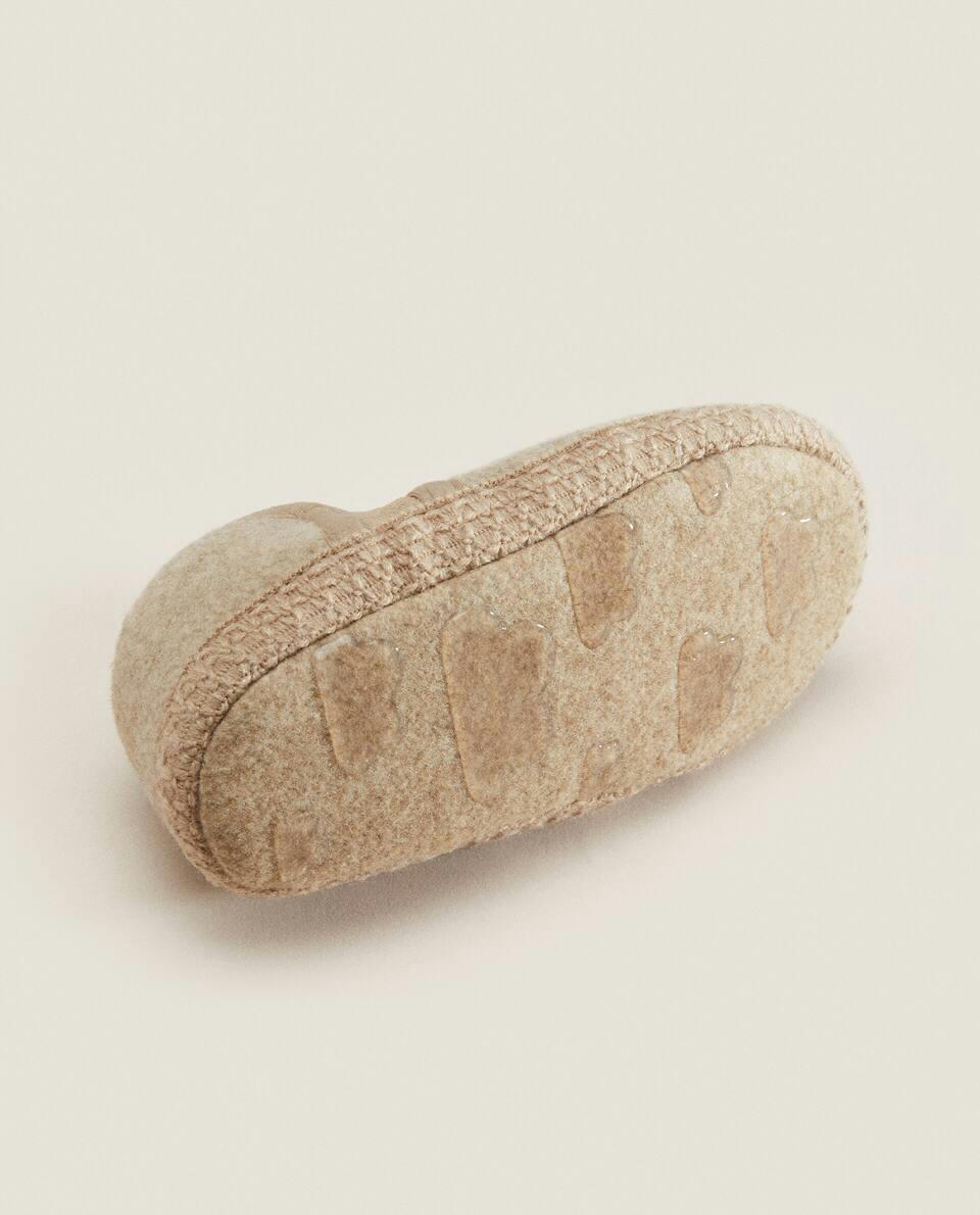 ELASTIC COSY SLIPPERS