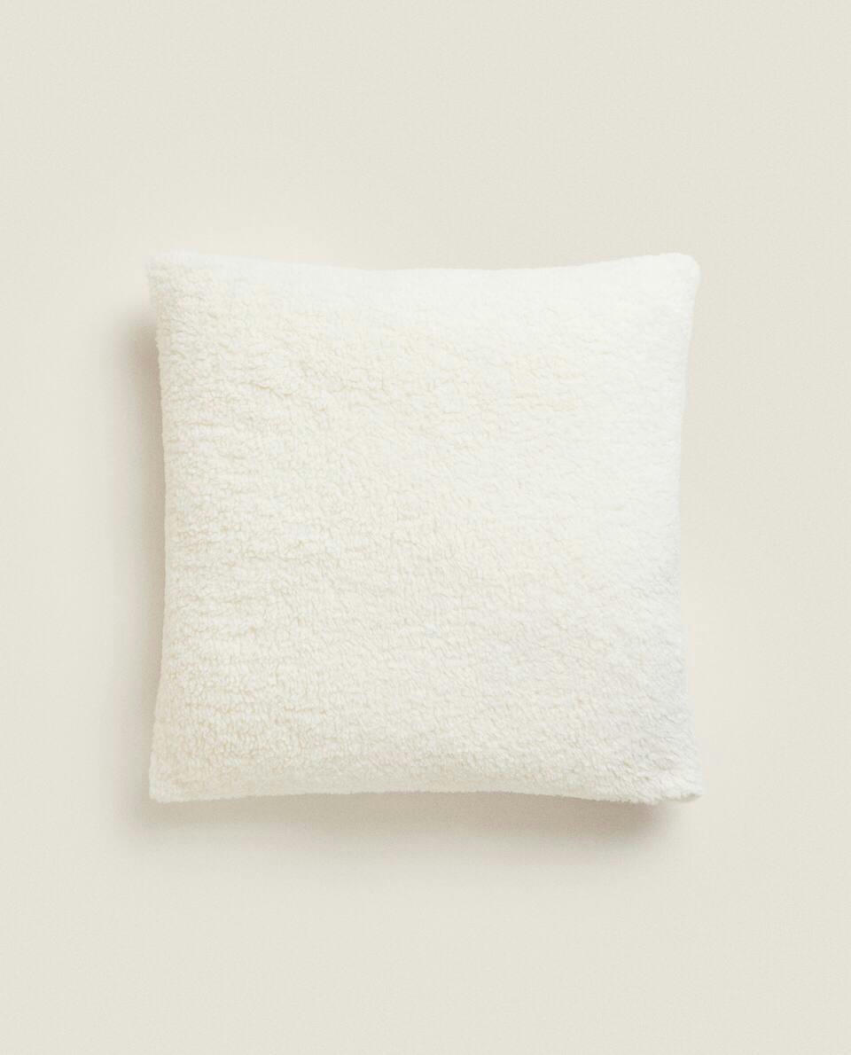 FAUX SHEARLING CUSHION COVER