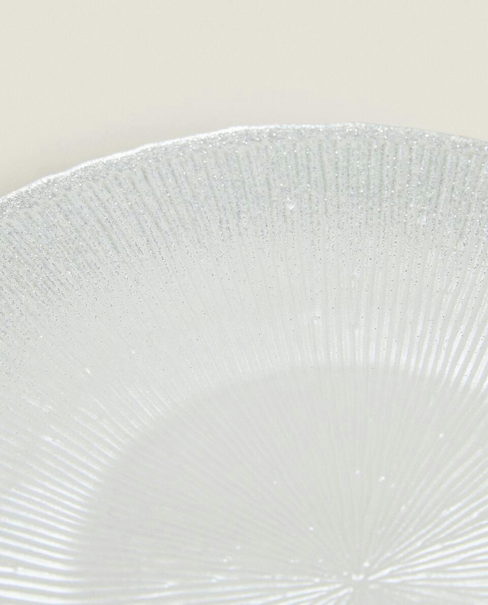 CHRISTMAS GLITTER GLASS SET