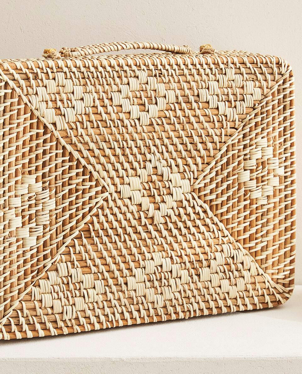 KIDS’ DIAMOND RATTAN BRIEFCASE