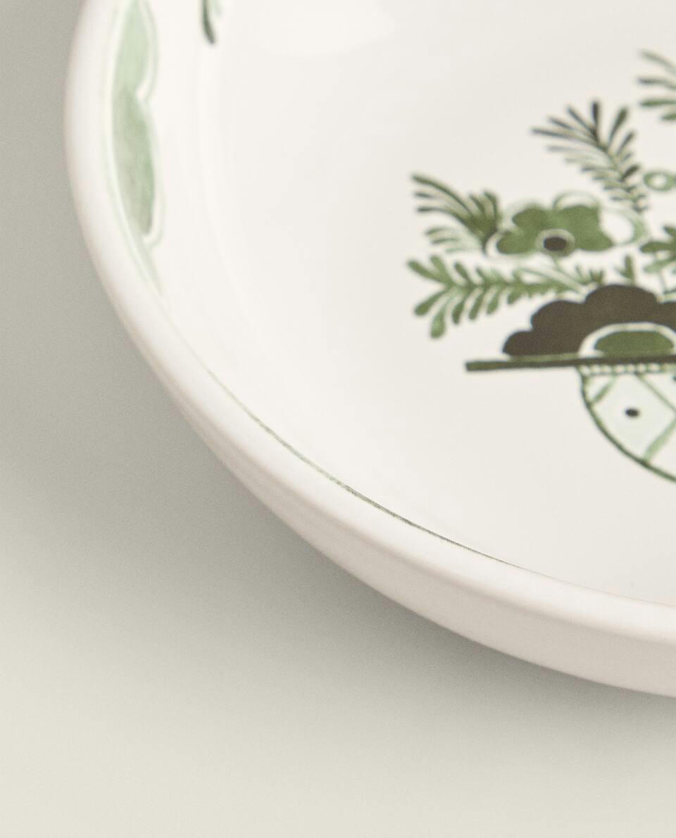 FRUIT EARTHENWARE SOUP PLATE