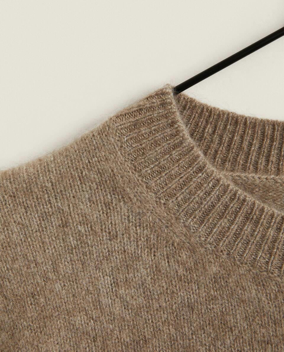 CROPPED CASHMERE SWEATER