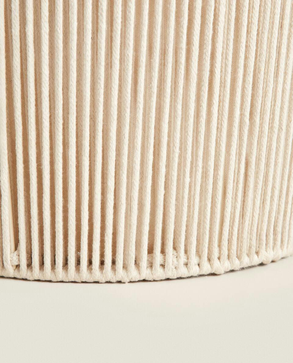 COTTON LAUNDRY BASKET