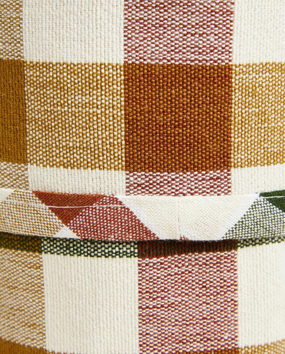 COLOURED CHECK HAMPER