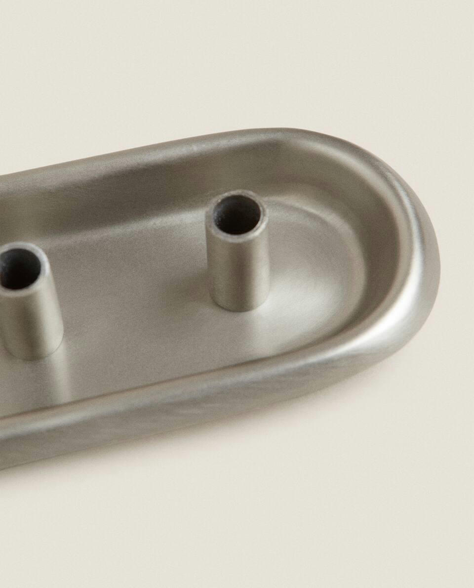 TRIPLE METAL TEALIGHT HOLDER