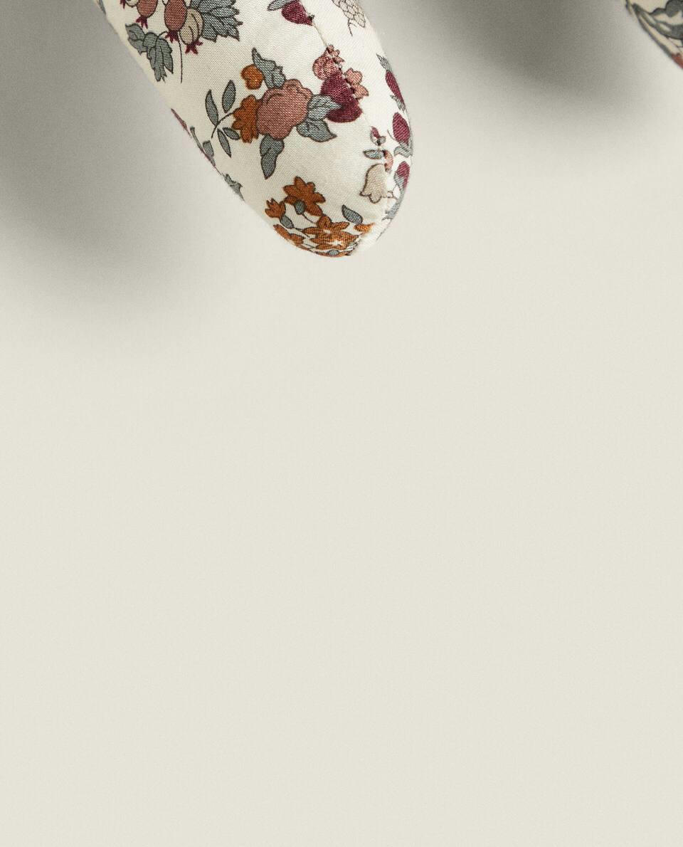 FLORAL PRINT FABRIC CHILDREN’S MOUSE SOFT TOY