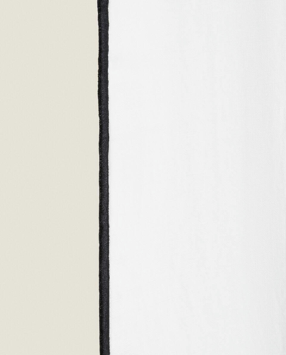 LINEN OVERLOCK CURTAIN