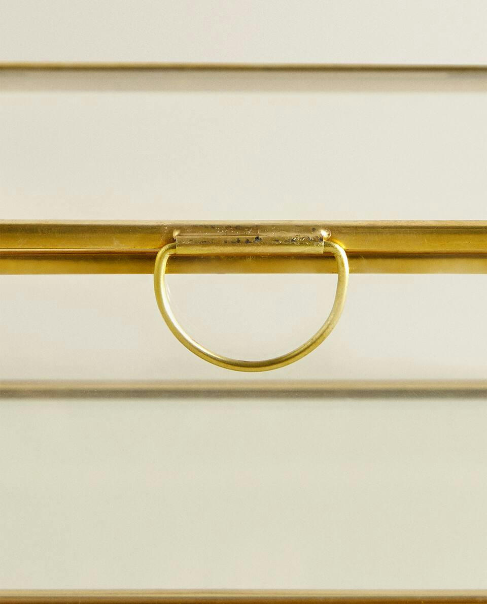 CAJA METAL Y CRISTAL TIMING