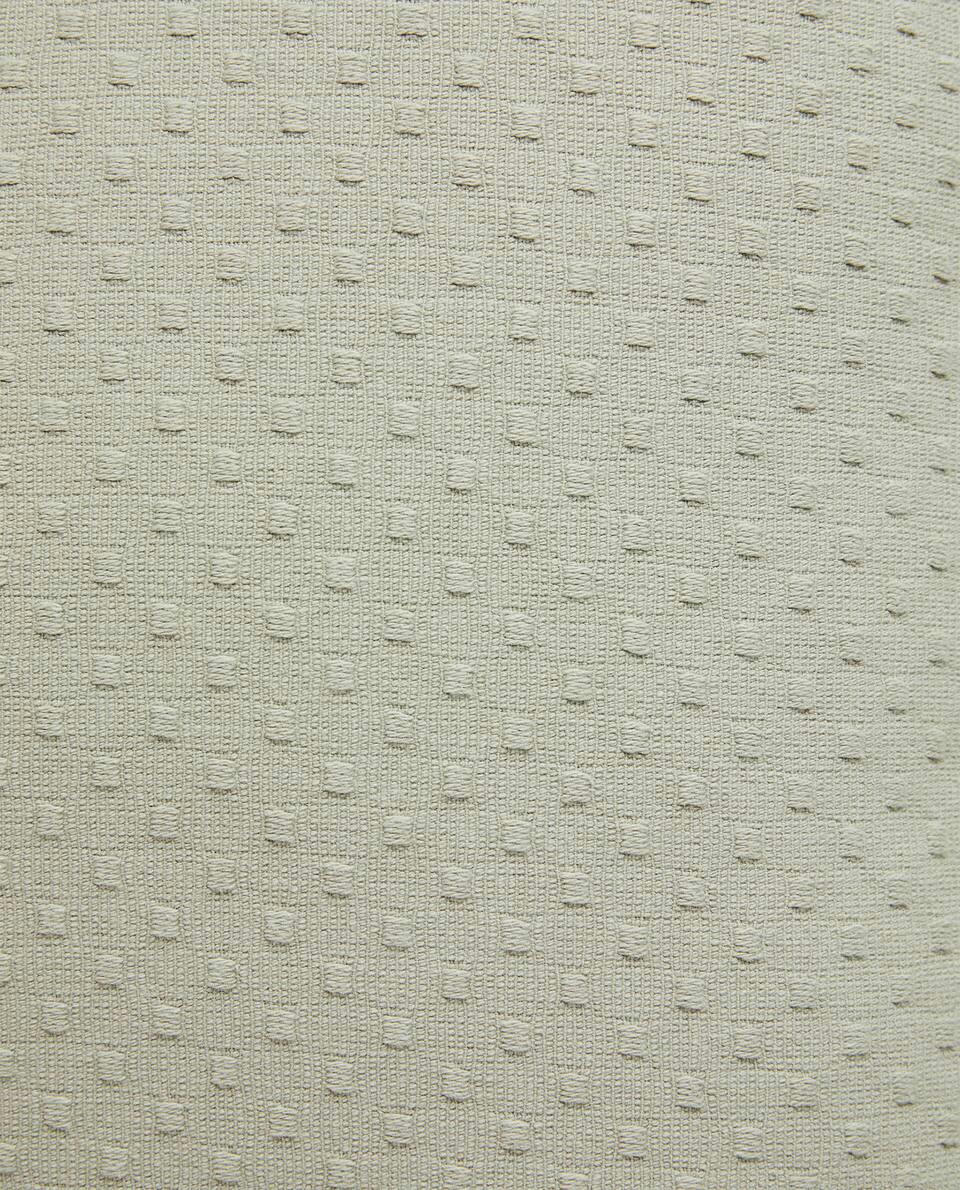 CUSHION COVER WITH POLKA DOT DESIGN