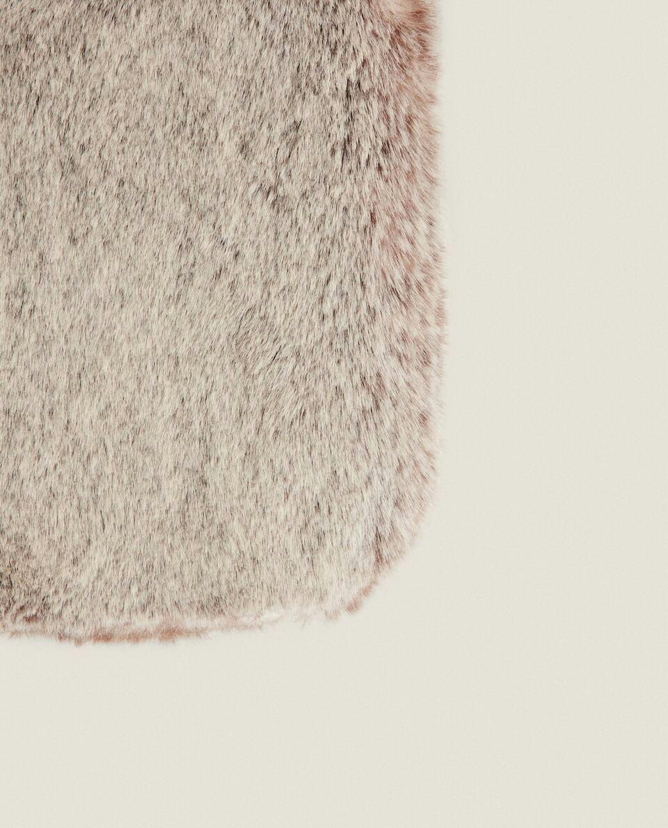 FAUX FUR HOT WATER BOTTLE