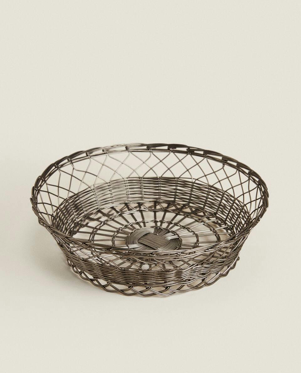 ROUND METAL BASKET