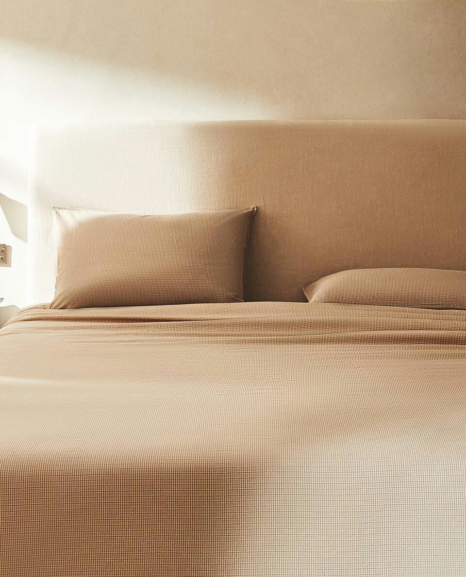 STRIPED COTTON DUVET COVER