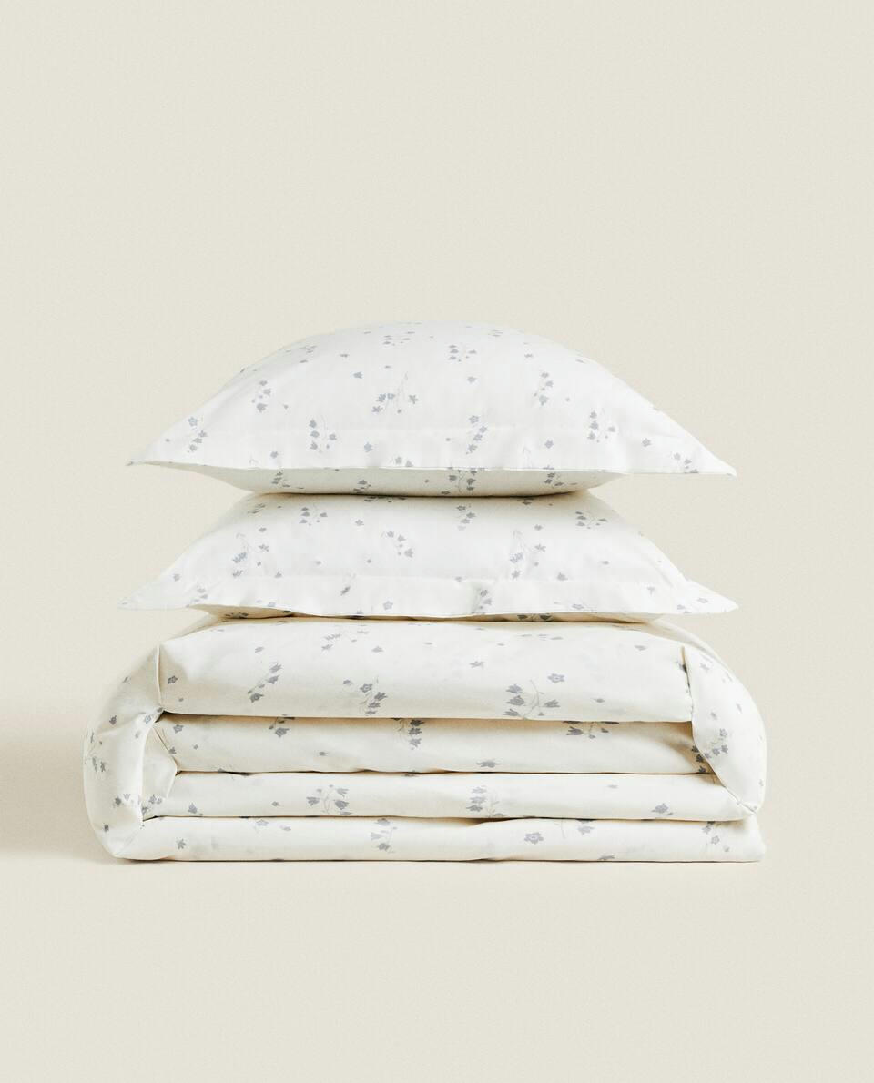 FLORAL PRINT DUVET COVER