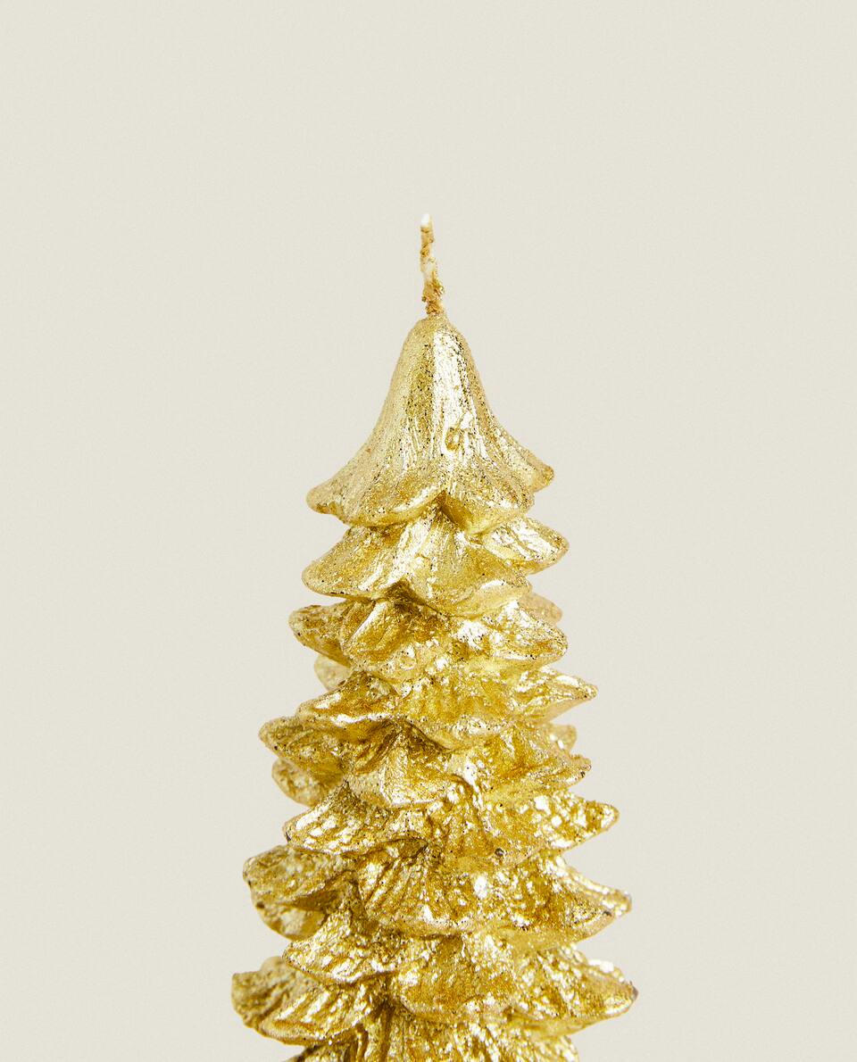 CHRISTMAS TREE DECORATIVE CANDLE