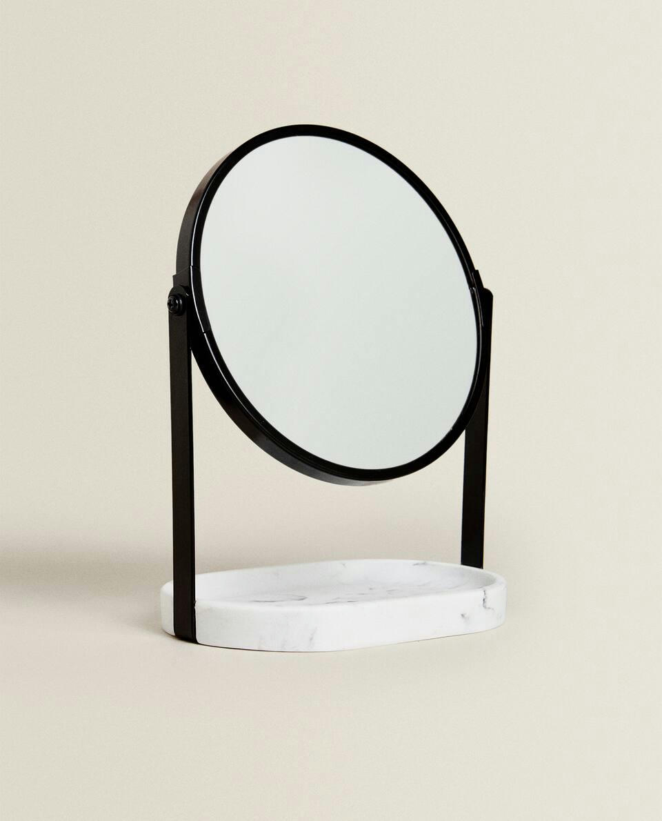 TABLE MIRROR WITH RESIN BASE