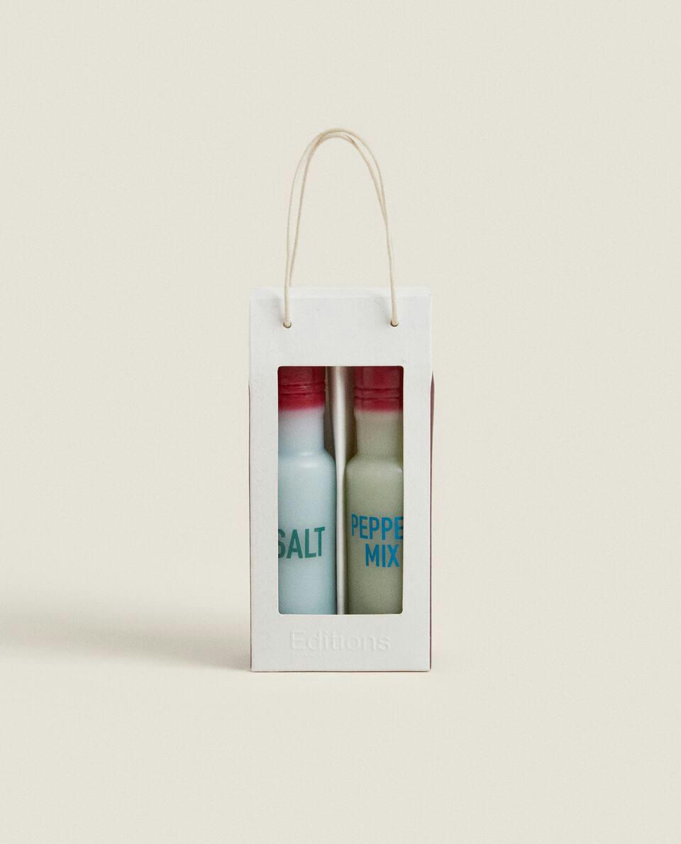 DECORATIVE SALT AND PEPPER CANDLE PACK (PACK OF 2)