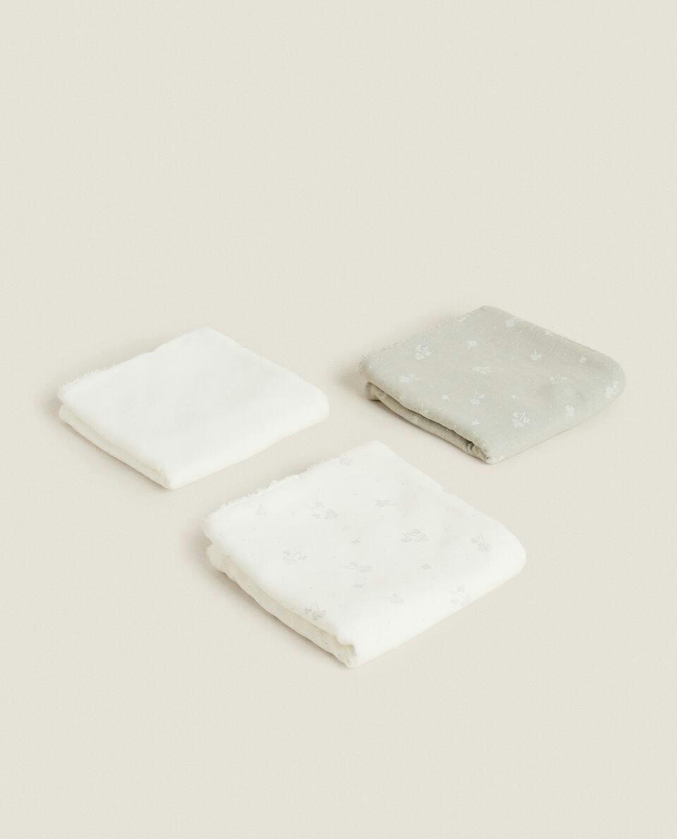 MINI CLOVER TOWELS (PACK OF 3)