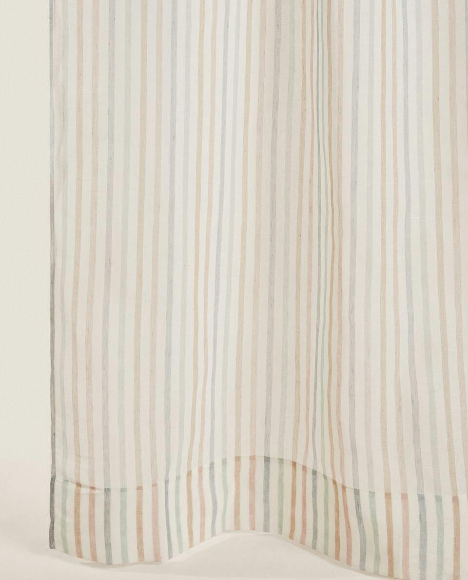 MULTICOLOURED STRIPE CURTAIN