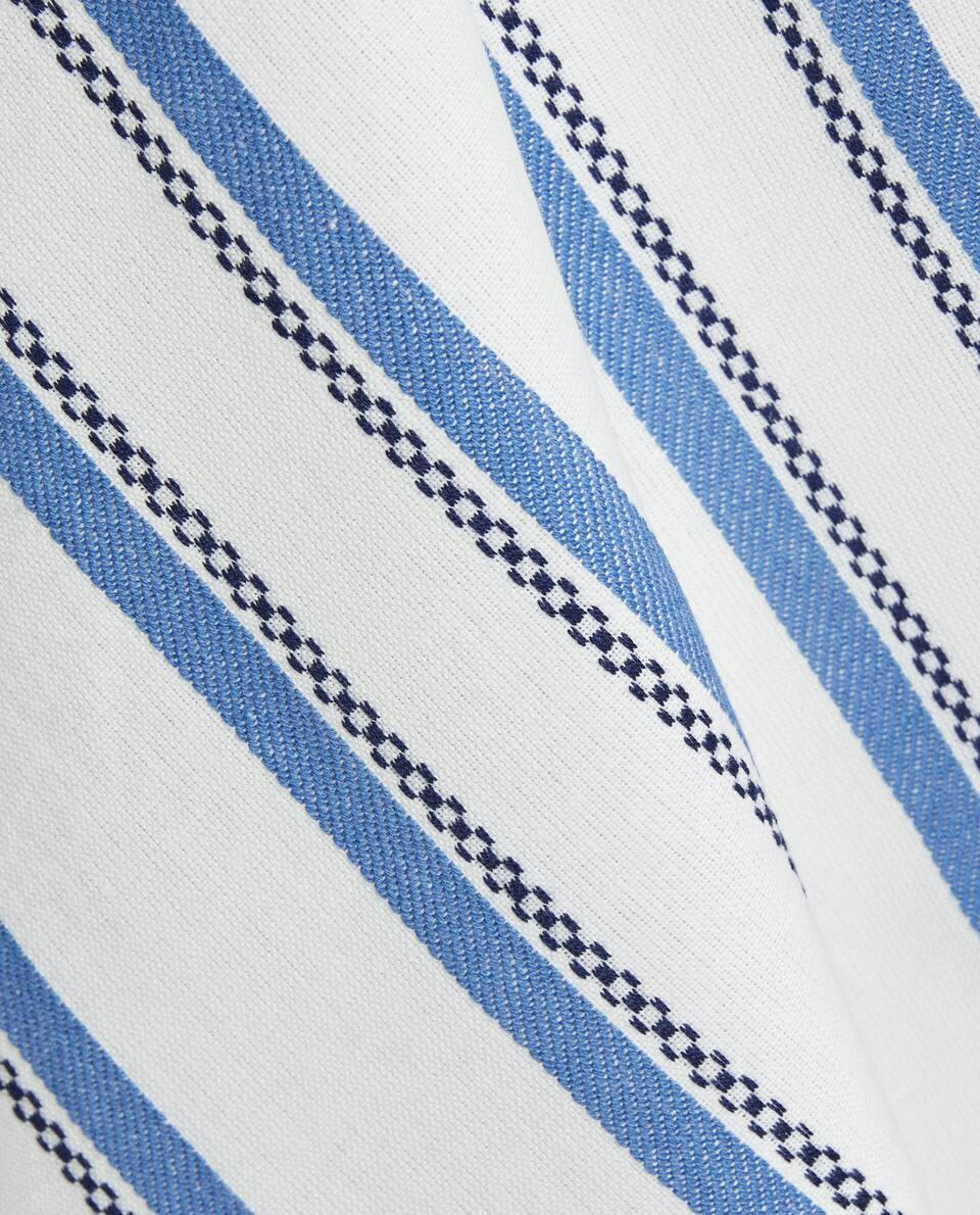 STRIPED DYED THREAD TEA TOWEL (SET OF 2)