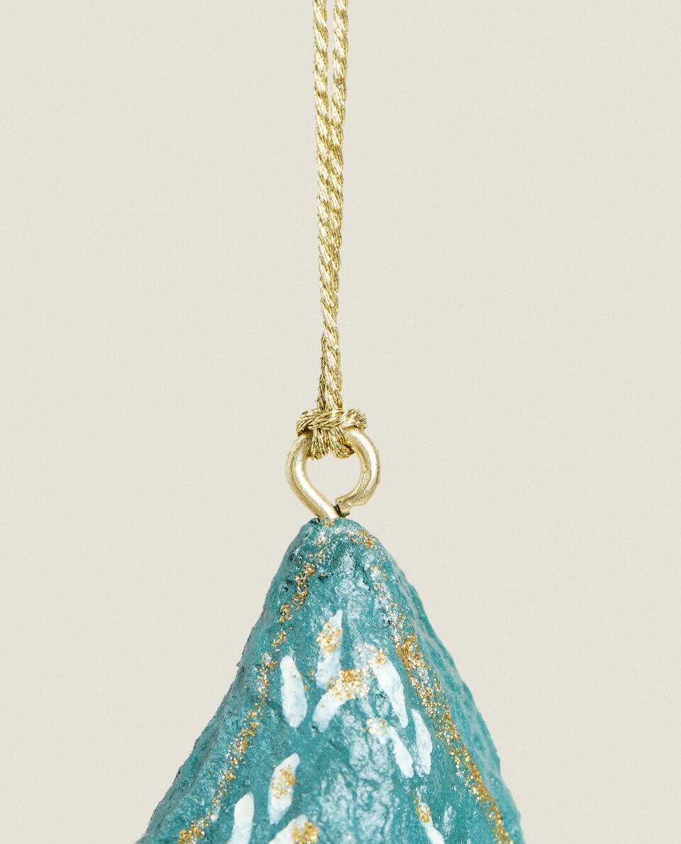 PAPER M?CHé STAR CHRISTMAS DECORATION