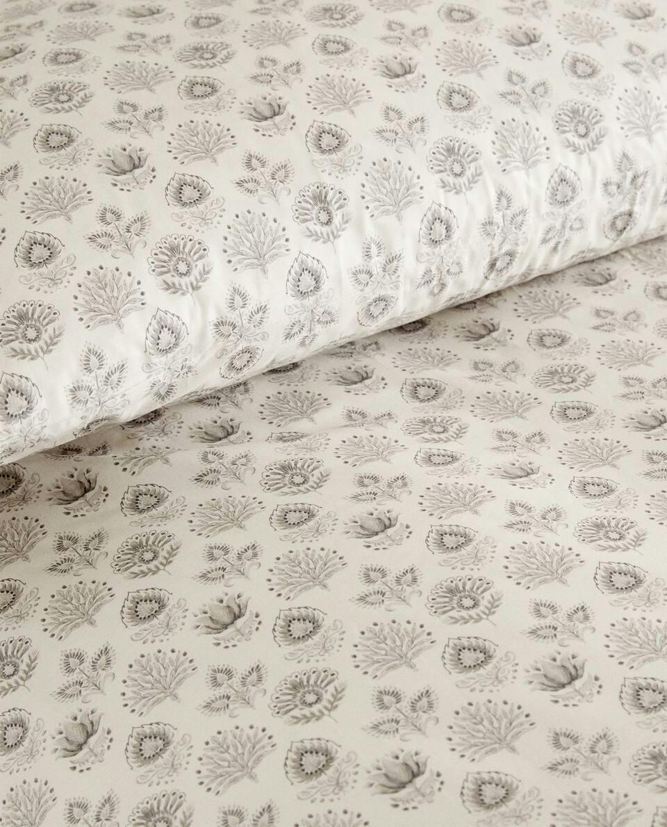 LEAF PRINT DUVET COVER