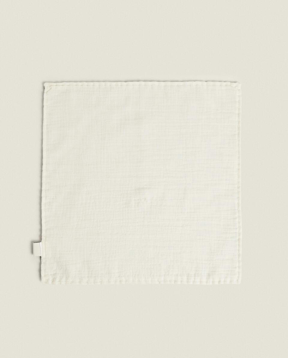 GINGHAM BABY DUMMY BLANKET