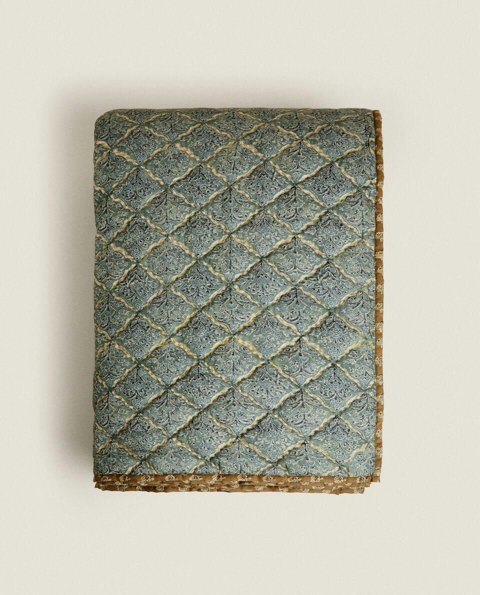PRINTED QUILTED BLANKET