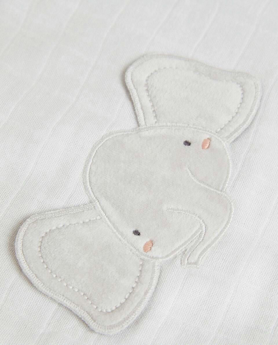 ELEPHANT COTTON TERRY BIB