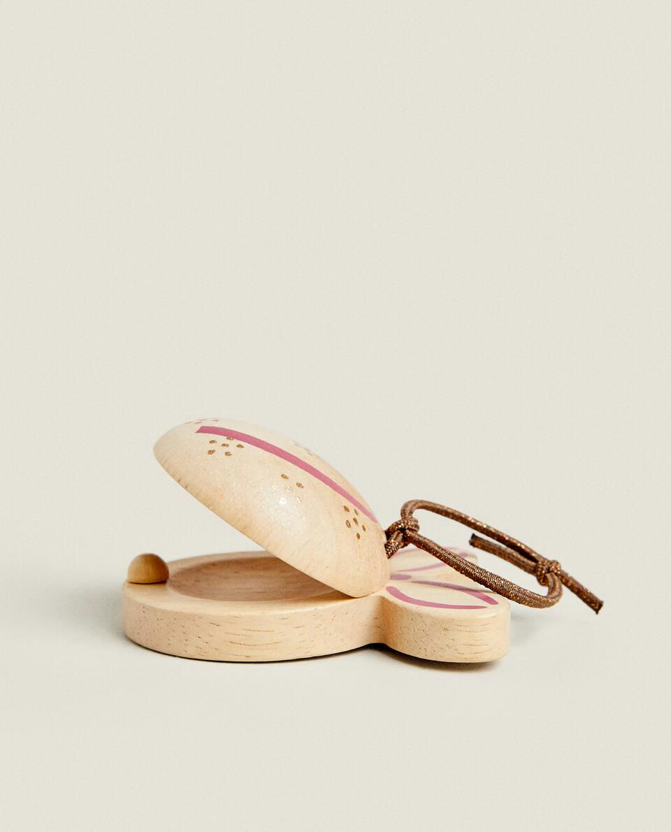 CHILDREN’S CHRISTMAS BUNNY RABBIT TOY CASTANETS