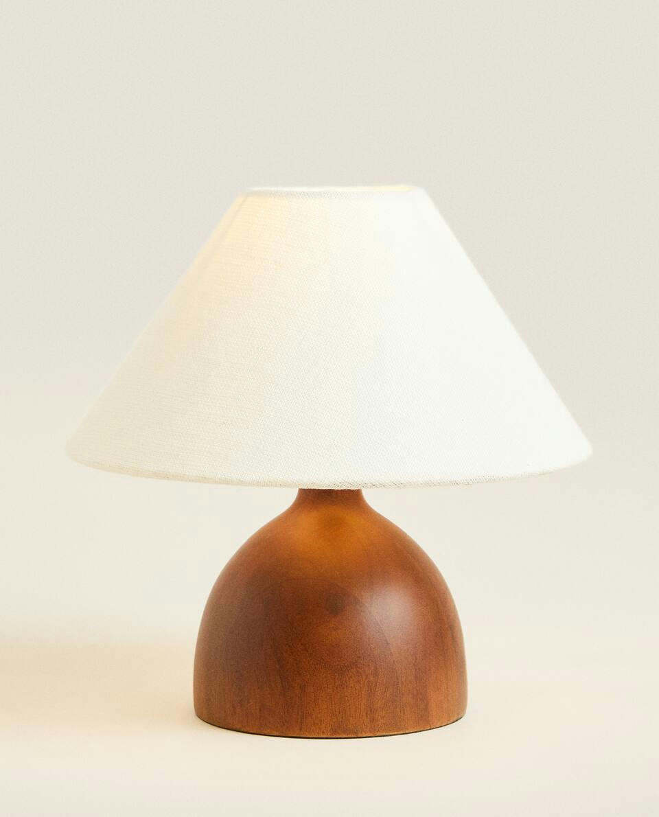 MANGO WOOD TABLE LAMP