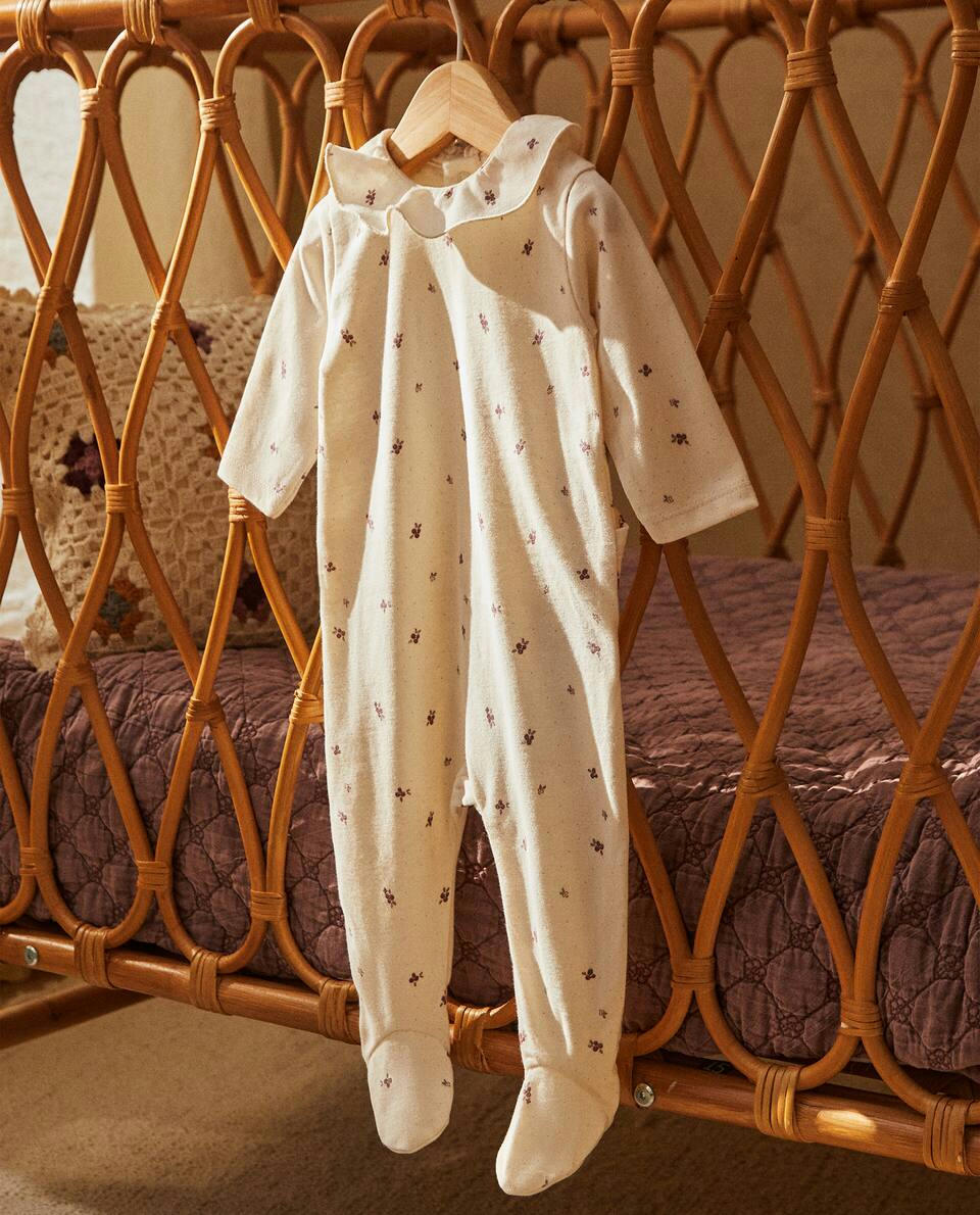 FLORAL PRINT BABY ROMPER