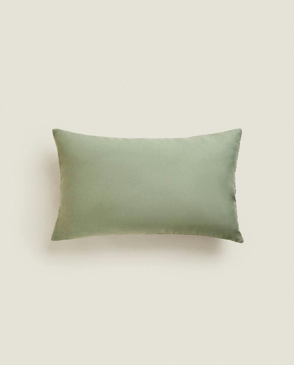 CUSHION COVER WITH TOPSTITCHING