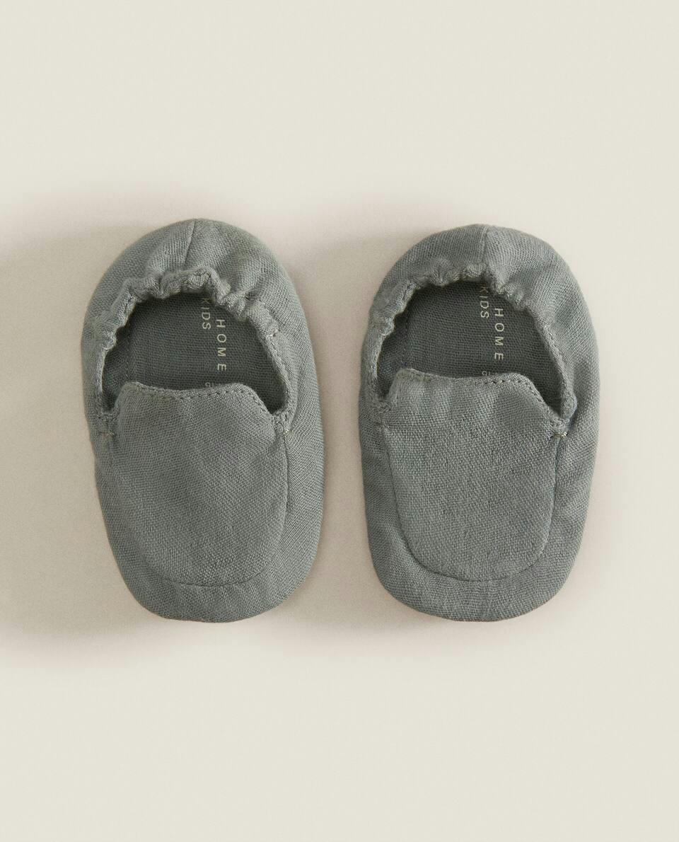 COTTON LOAFER BOOTIES