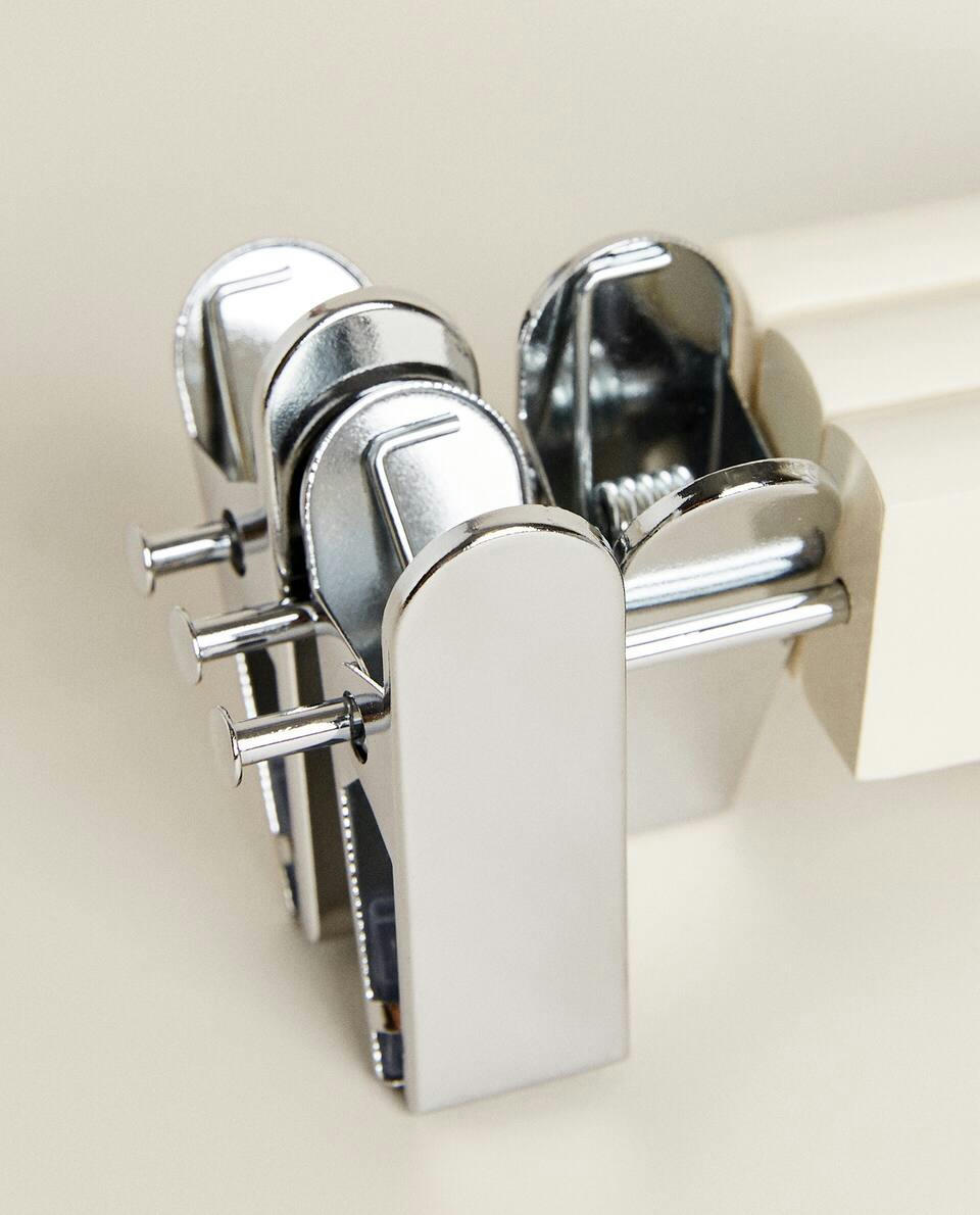 OYSTER WHITE WOODEN SKIRT HANGER (SET OF 3)