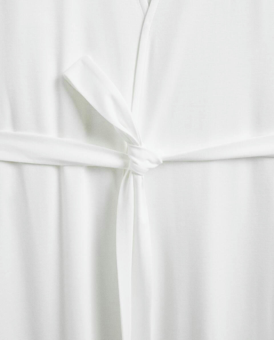 JERSEY FABRIC DRESSING GOWN