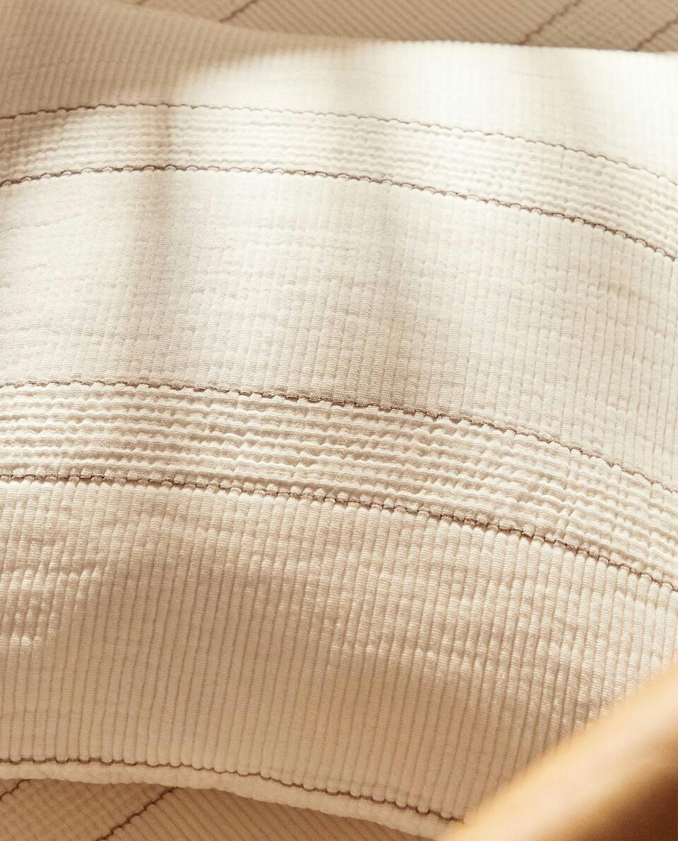 COTTON JACQUARD CUSHION COVER