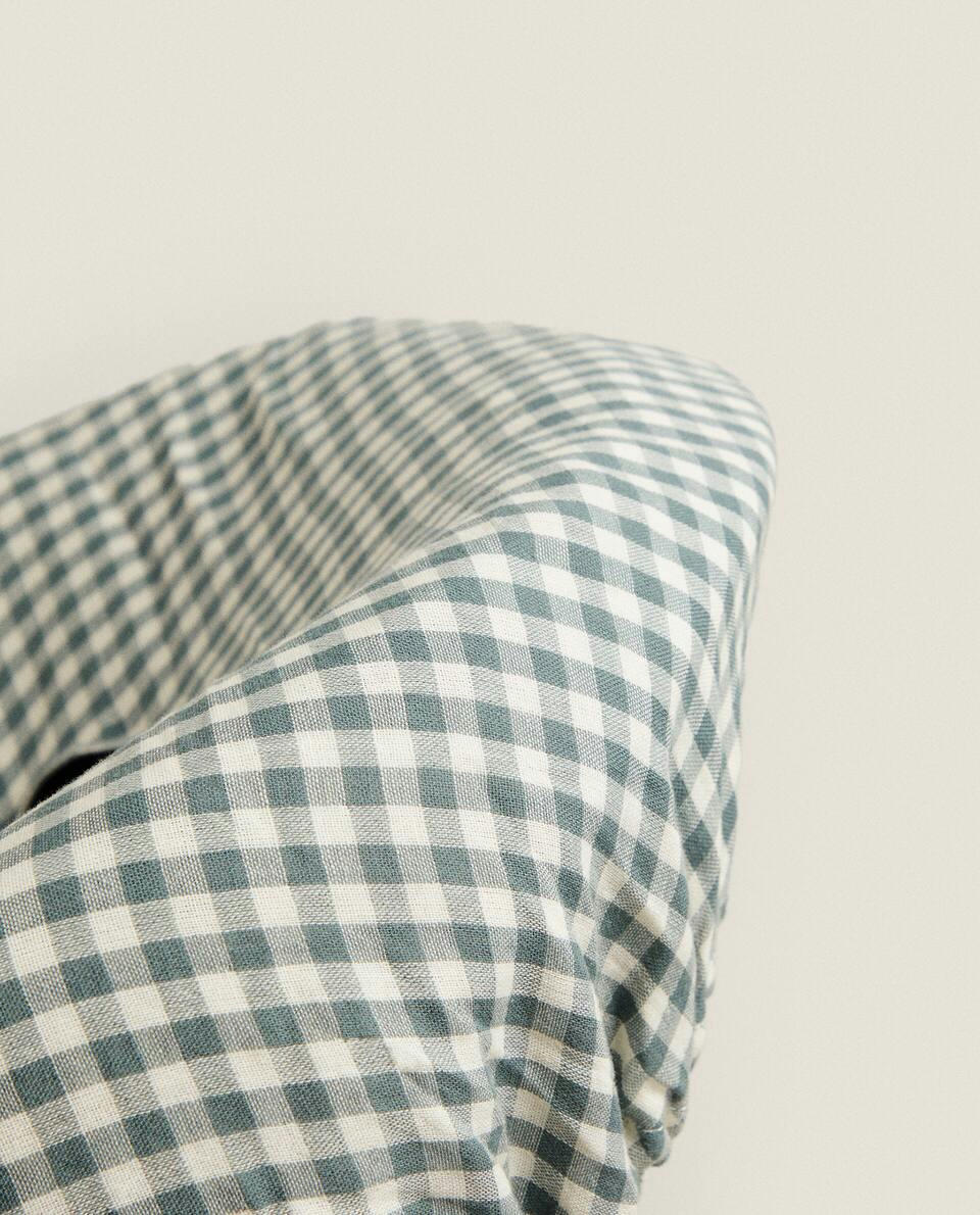 CHILDREN’S CHECK BABY CARRIER SEAT CUSHION