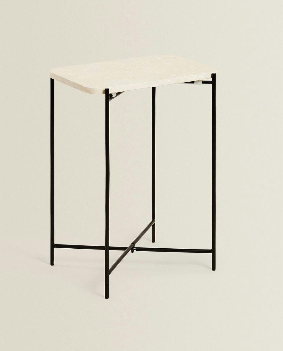 MARBLE SIDE TABLE