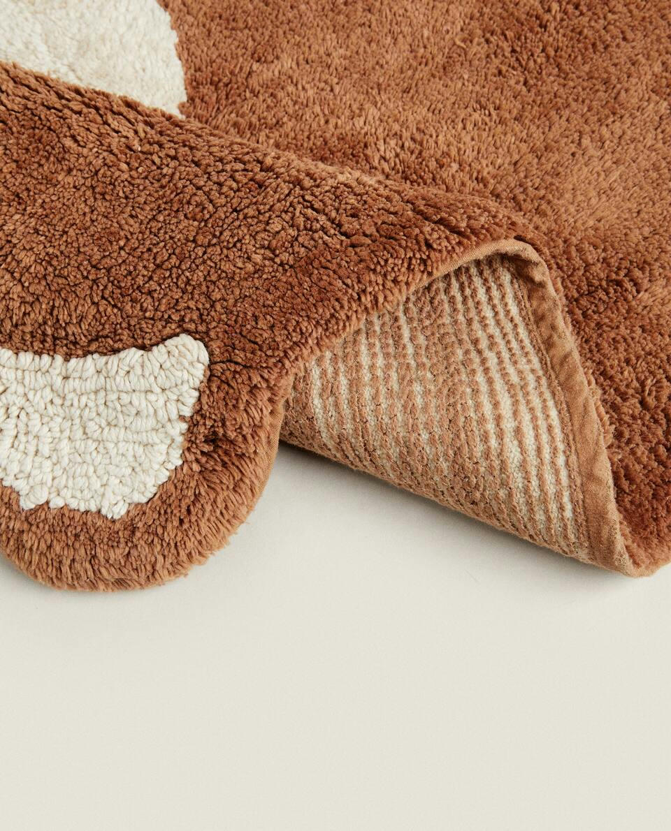 CHILDREN'S TEDDY BEAR BATH MAT