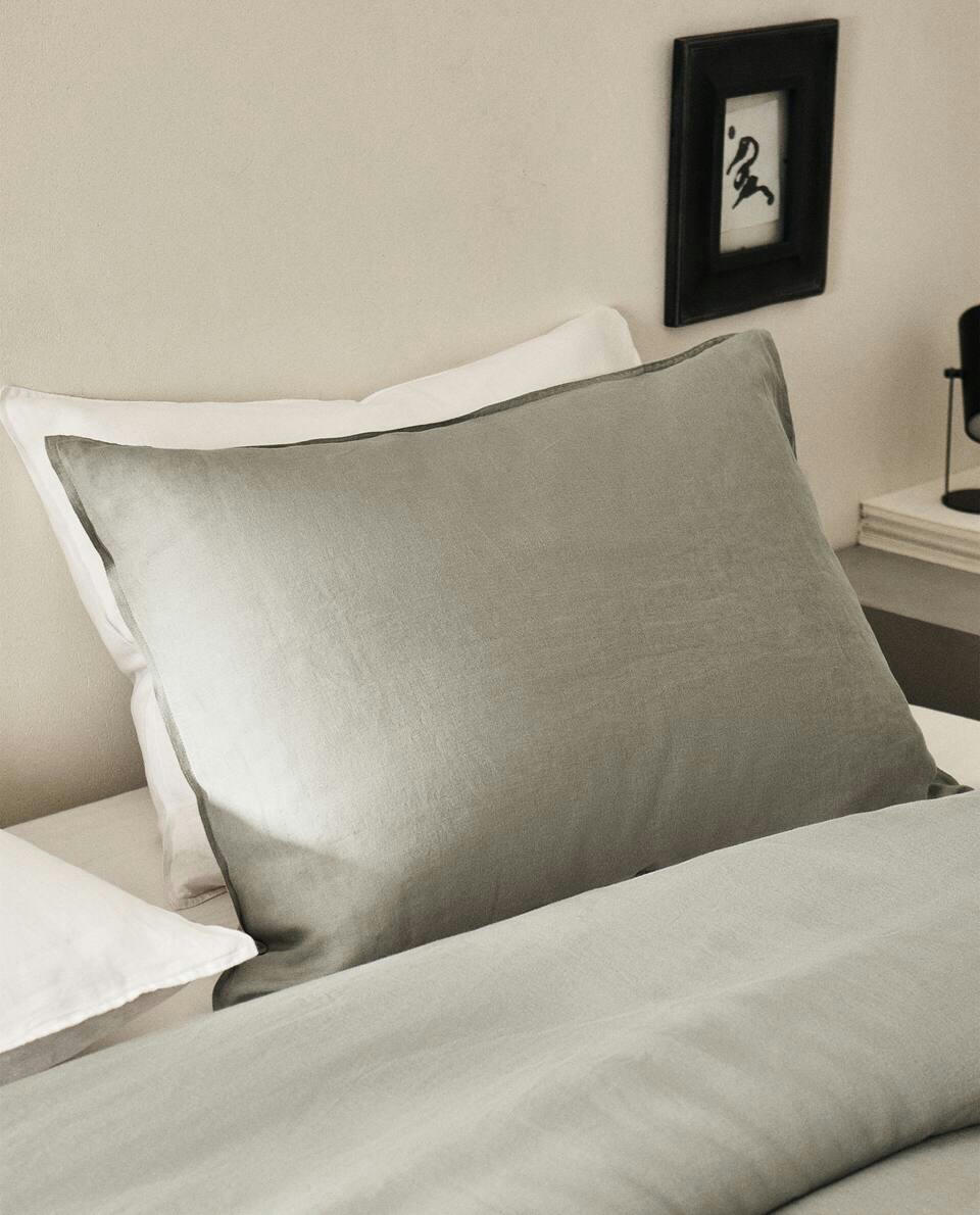 (140 GxM2) WASHED LINEN PILLOWCASE