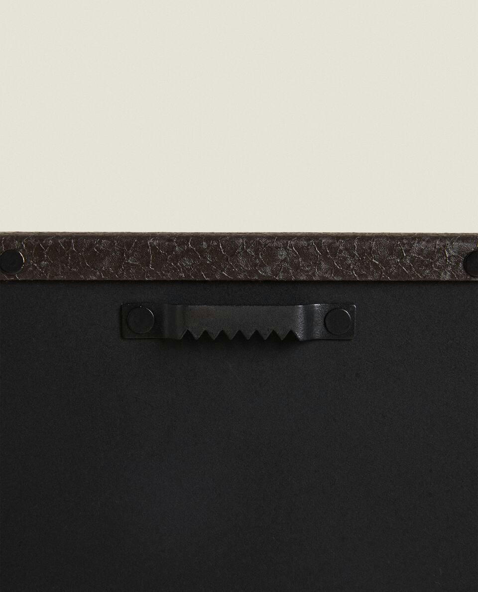 MIRROR WITH METAL FRAME