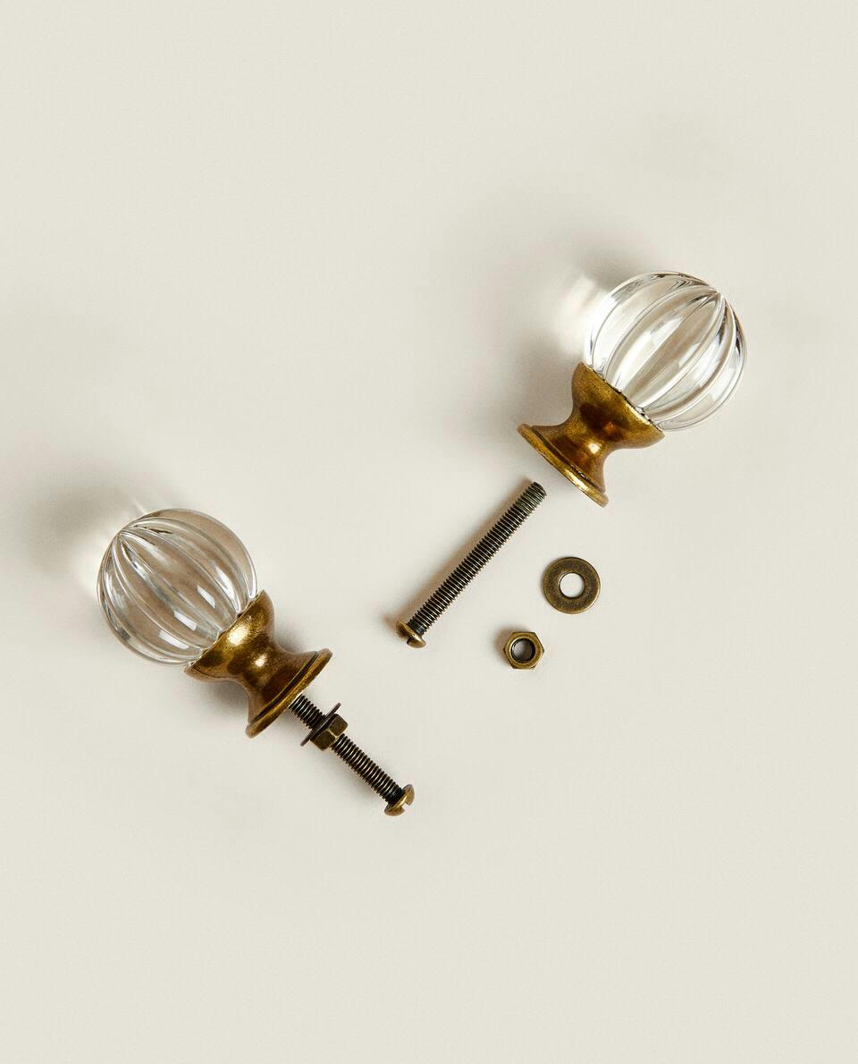 ACRYLIC DOOR KNOB (PACK OF 2)